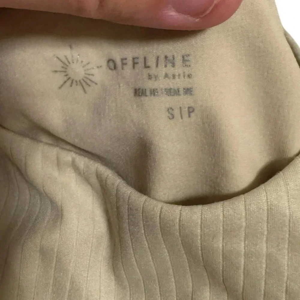 Offline by Aerie Real Me, Ribbed, High, Neck Bodysuit- Small - Picture 4 of 4